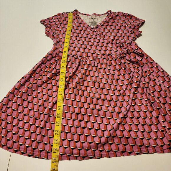 Diane Von Furstenberg for Target sz 10 / 12 girls short sleeve wrap dress - Picture 9 of 13
